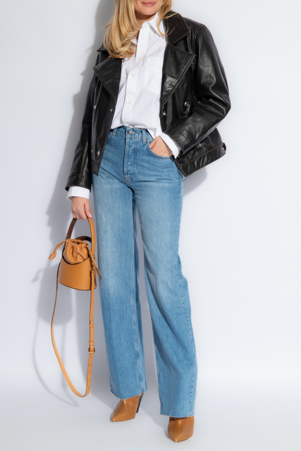 Anine Bing Lou wide-leg trousers